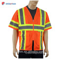 Hot Sale Fluorescent High Visibility Security Traffic Working Clothing Mesh Reflective Surveyor Construction Safety Vest